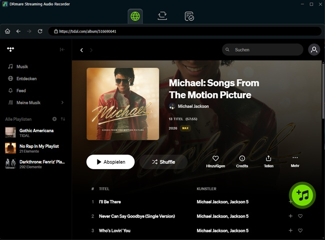 gezeiten playlist importieren