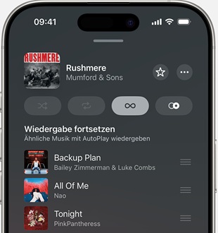 Apple Music automatische Wiedergabe