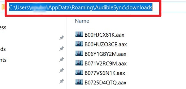 wohin gehen audible downloads unter windows von audiblesync