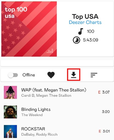 deezer musik mit freezer herunterladen