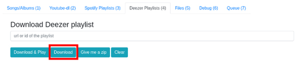 deezer musik herunterladen github