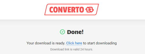 download link auf converto