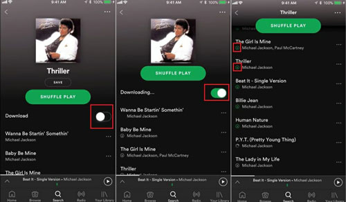 laden sie spotify songs mit premium auf mobilgeräten herunter