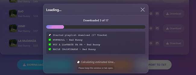 Spotify-Playlist als MP3 mit Spotisaver herunterladen