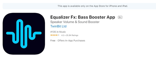 equalizer fx bass booster app