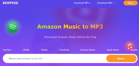keepvid amazon music to mp3 converter frei