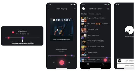 mixonset dj app für apple music