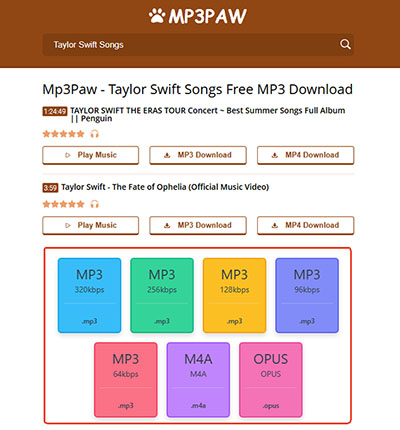 MP3Paw funktioniert nicht