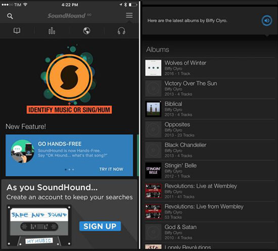 spotify auf zwei geräten abspielen von soundhound