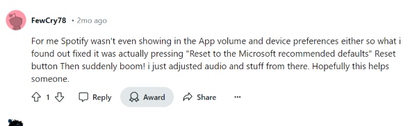 rAuf die von Microsoft empfohlenen Standardeinstellungen unter Windows zurücksetzen