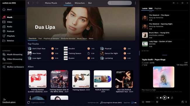 SoundCloud-Musik herunterladen mit Audials One