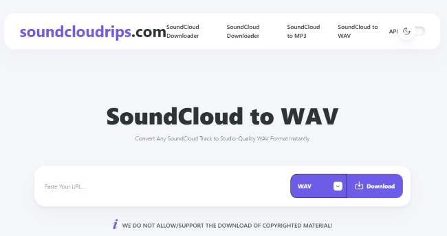 lade soundcloud tracks kostenlos online als wav herunter – über soundcloudrips
