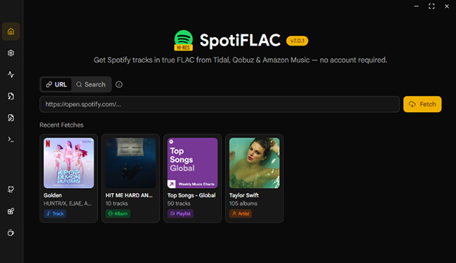 Spotify-Musik mit SpotiFLAC herunterladen
