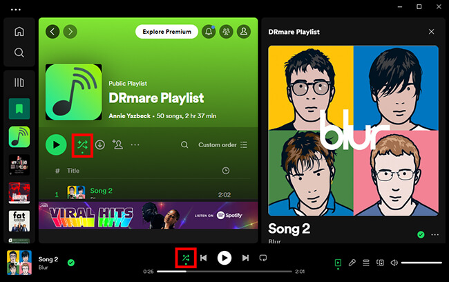 smart shuffle bei spotify deaktivieren