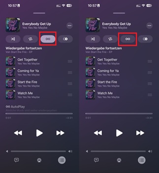 Apple Music Autoplay auf iOS deaktivieren