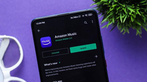 aktualisieren sie die amazon music app um das problem mit der offline funktion zu beheben