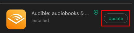 audible android aktualisieren