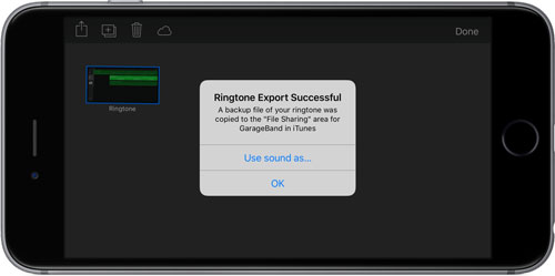 exportieren und anpassen von spotify klingelton für das iphone über garageband