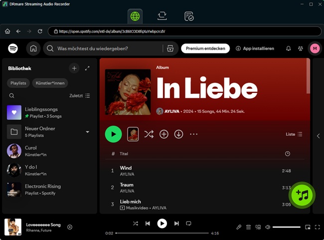 streaming-musik hinzufügen