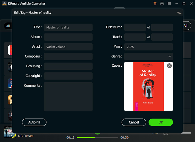 Audible-ID3-Tags bearbeiten