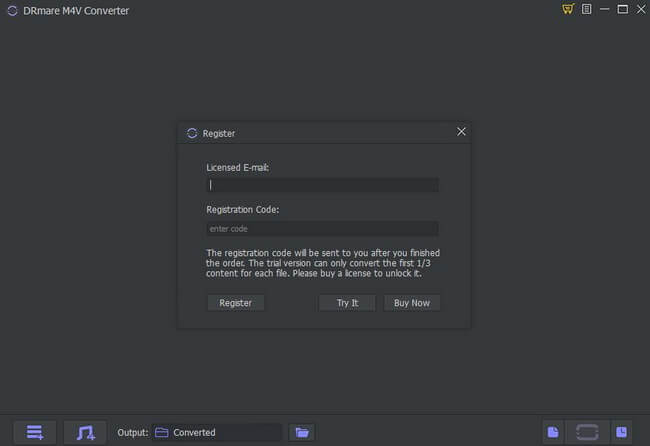 drmare m4v converter registrieren