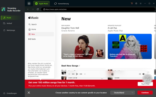 Apple-Music-Titel hinzufügen